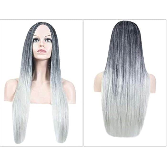 DILLARDS European And American Wig Cosplay Wig Lolita Fake Head Cover In Black And Gray - Image 2